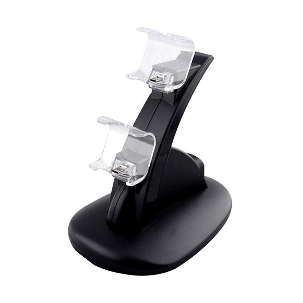 Dual USB Charging Charger Docking Station Stand for PS4 Pro / PS4 Slim