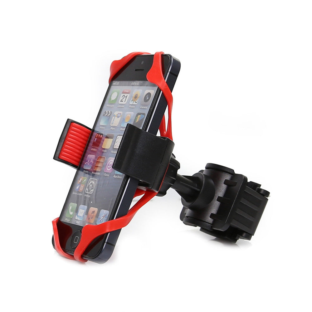 360 Degree Adjustable Bicycle Phone Holder Motorcycle Bike Handlebar Universal Smartphone Mount ...