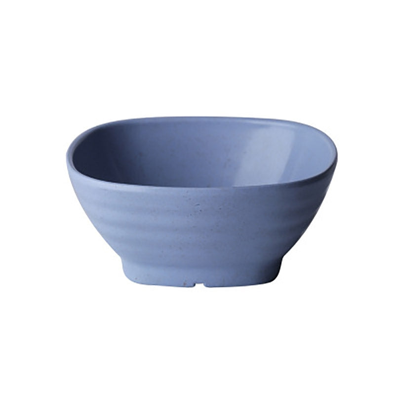 DIHE Environmental Protection Wheat Straw Thick and Solid Japanese Rice Bowl Soup Bowl