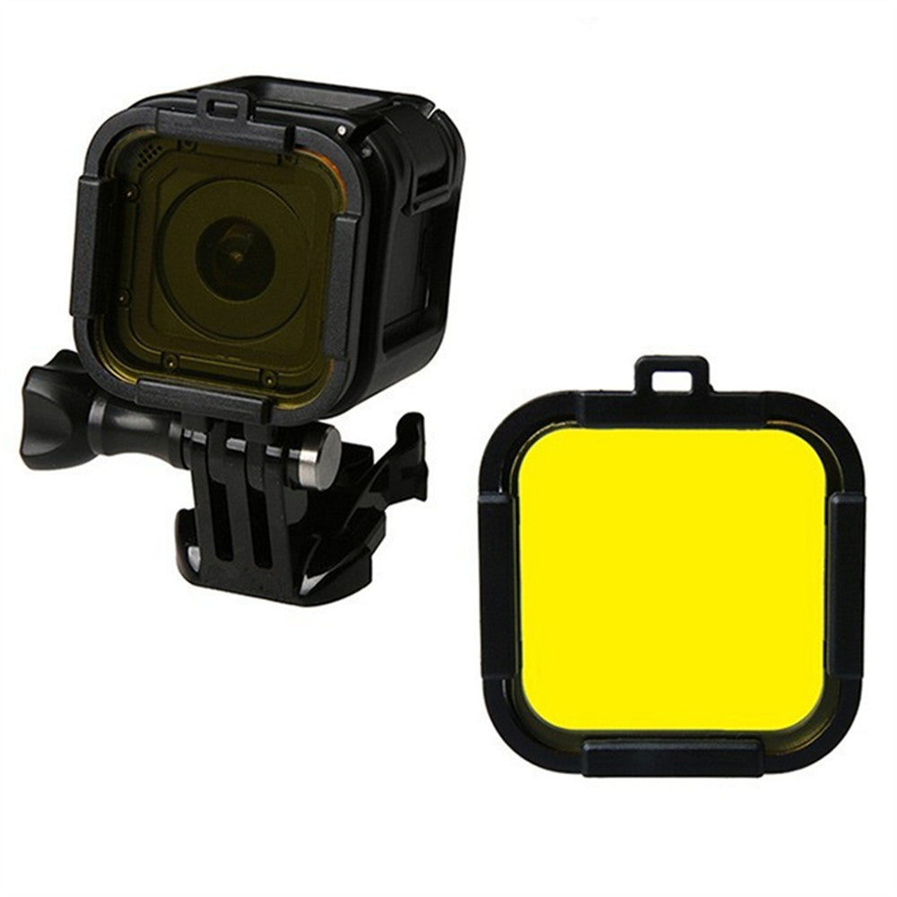 Diving Lens Filter Kit Enhances Vivid Colors and Improved Contrast Night Vision for GoPro 4 Sess...