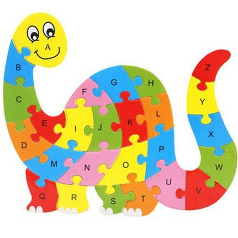 Dinosaur Shaped Puzzle