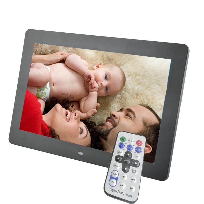 10.1 Inch LED Backlight HD 1024 x 600 Digital Photo Frame Album Mp3 Mp4 Function