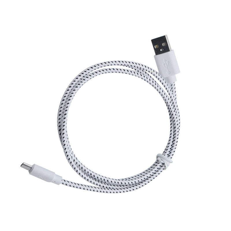 2M Braided Nylon Micro USB Charger Sync Data Charging Cable Cord for Android
