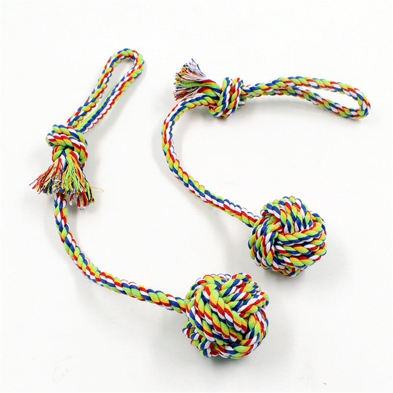 Cotton Rope Weaving Ball Pet Dog Chewing Toys