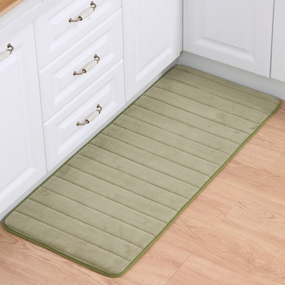 Doormat Solid Thick Antiskidding Coral Fleece Cozy Bathroom Mat
