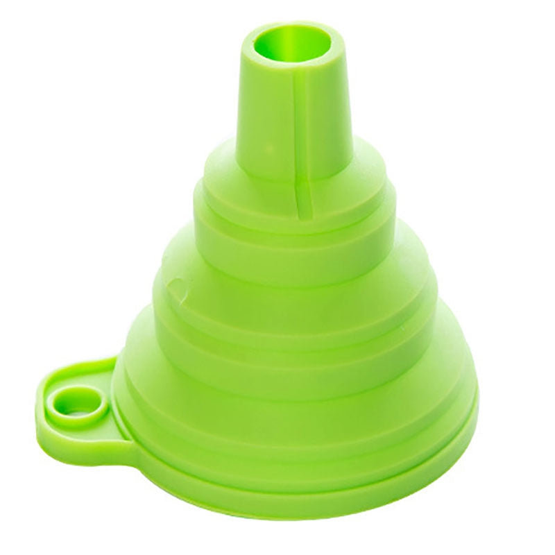 DIHE Silicone Folding Funnel Funnel Portable Lovely Beautiful