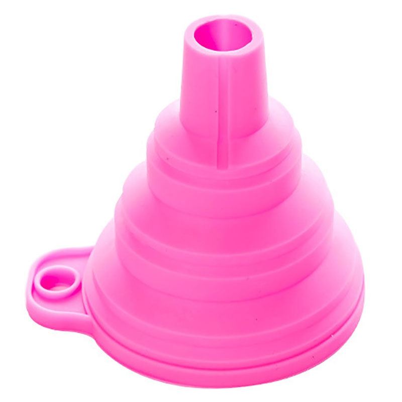 DIHE Silicone Folding Funnel Funnel Portable Lovely Beautiful