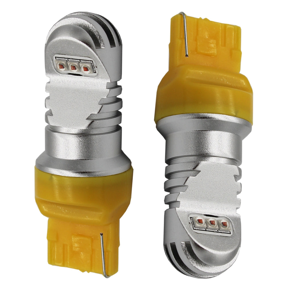 2PCS T20 / 7440 30W Car LED Turn Light and Reversing Lamp