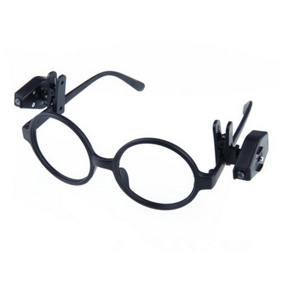 2PCS YWXLight MINI LED Eyeglass Flashlight with Rotate Clip for Old People Maintenance Worker