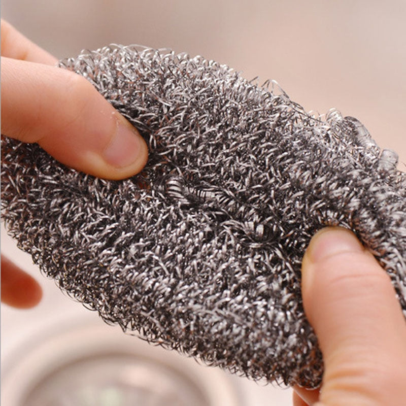 Clean steel wire ball Brush bowl brush to remove dirt Stainless steel cleaning products