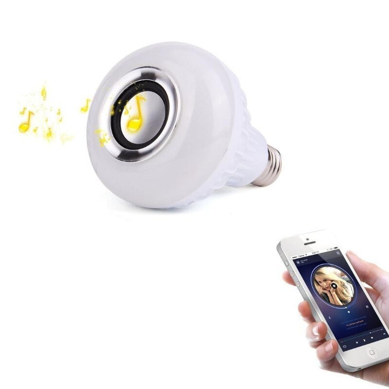 1PC 4 Generations Smart Bluetooth 4.0 Music Speaker Lamp LED Bulb E27 Intelligent Light Holiday ...