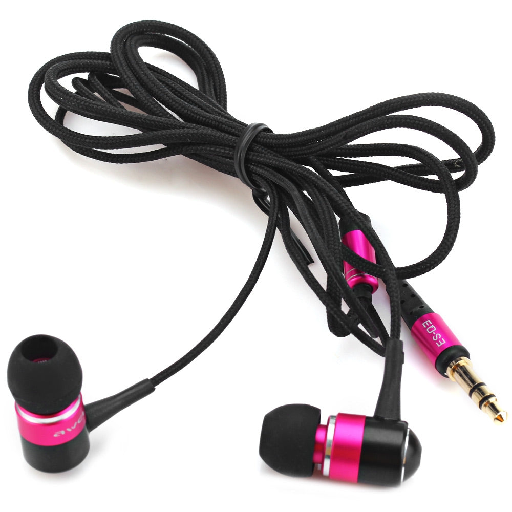 Awei ESQ3 Noise Isolation In-ear Earphone with 1.2m Cable for Smartphone Tablet PC