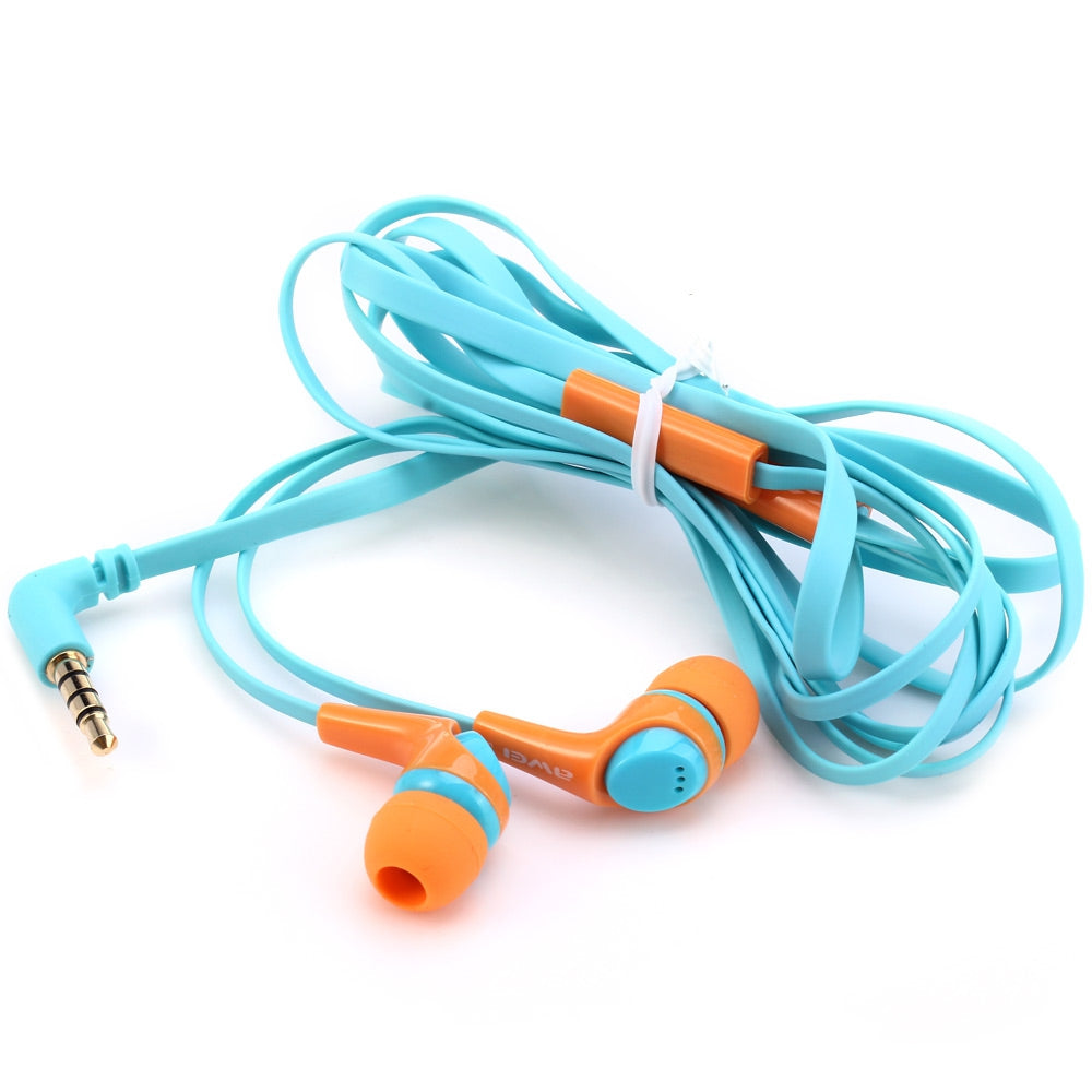 Awei ESQ6i 1.2m Cable Length In-ear Earphone with Mic for Mobile Phone Tablet PC