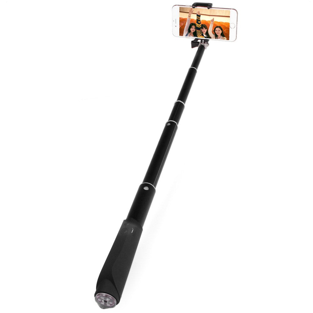 Bluetooth V3.0 Remote Control Camera Shutter Selfie Monopod with Phone Clip Stand