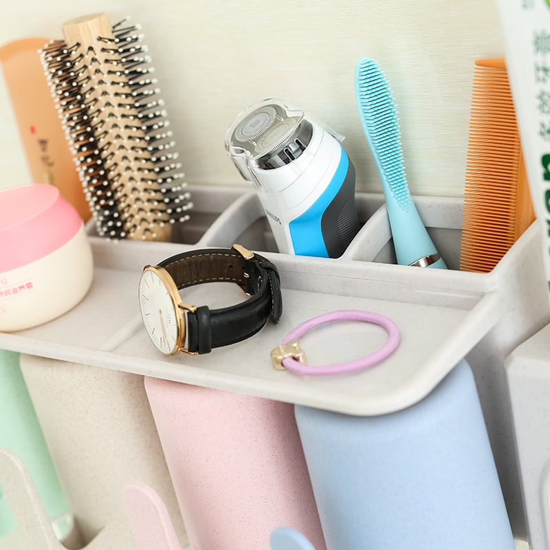 Bathroom Accessories Suction Cup Toothbrush Toothpaste Tooth Mug Holder