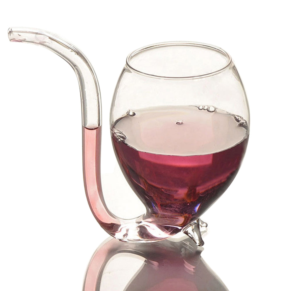 Creative Wine Juices Vampire Cup with Straw
