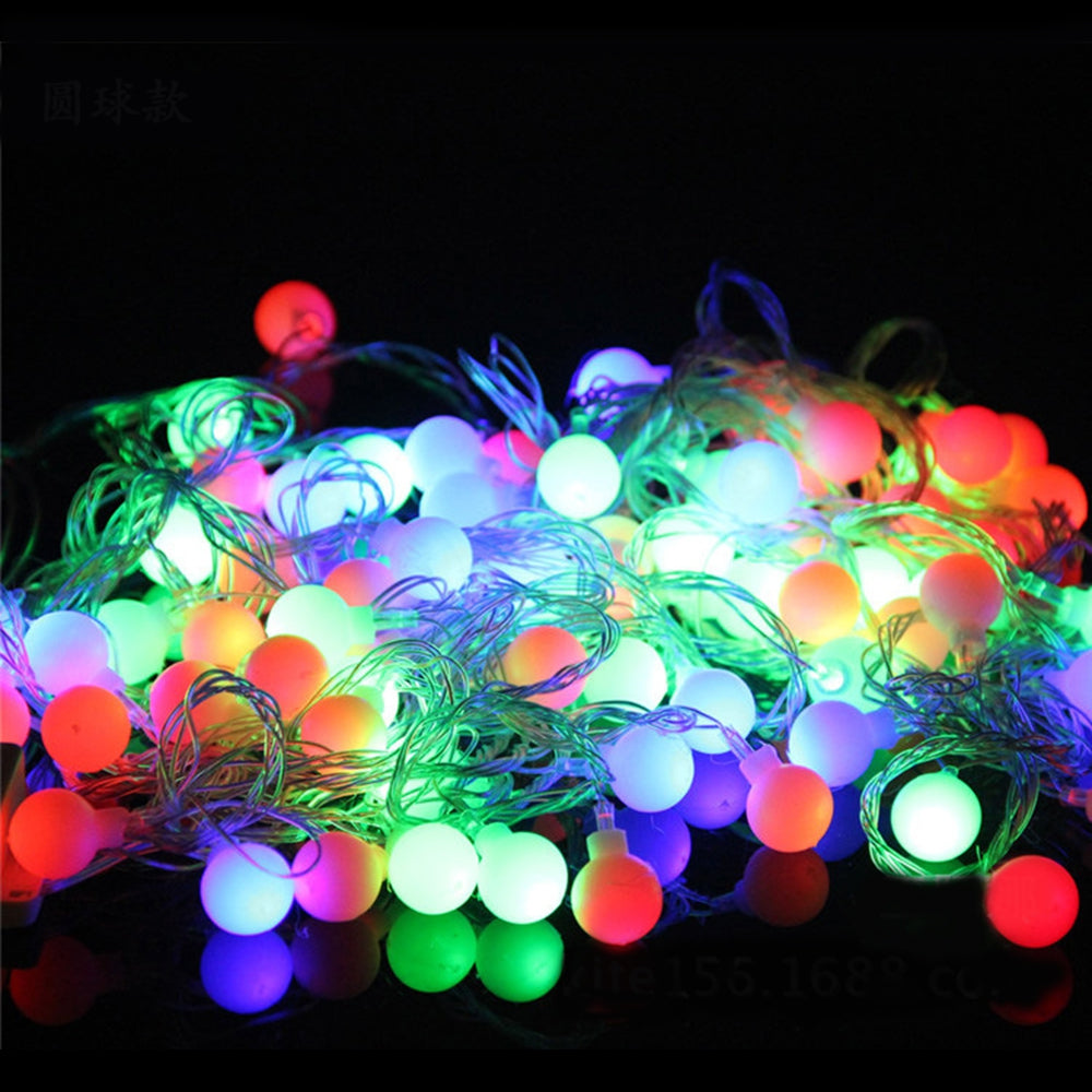 BRELONG Waterproof 4m 28LED Christmas Decorative Light String RGB EU Plug AC220-240V - Ball