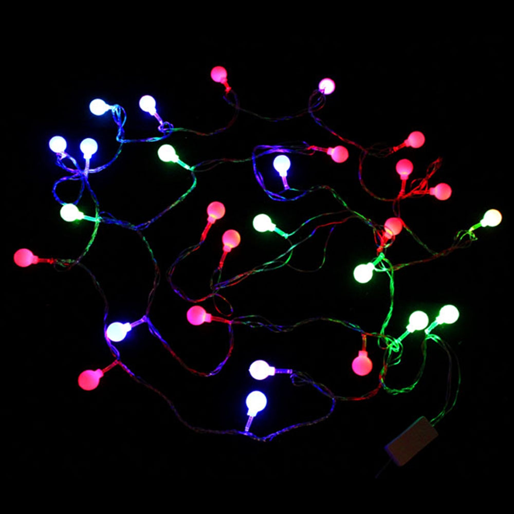 BRELONG Waterproof 4m 28LED Christmas Decorative Light String RGB EU Plug AC220-240V - Ball