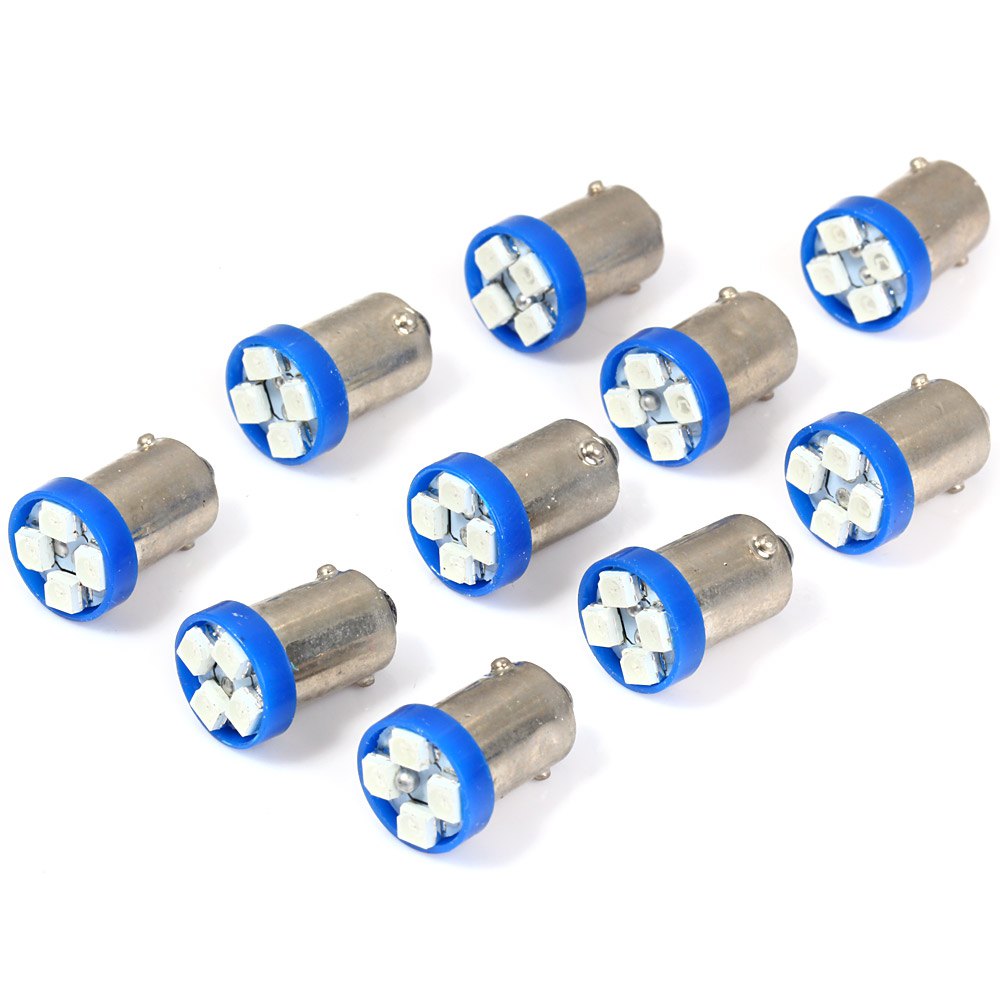 10pcs 1156 BAS9 SMD 3528 4 LEDs 0.2W Reversing Backup Fog Turn Light Bulb