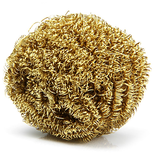 Copper Wire Cleaning Scrubber Cleaning Ball with Metal Holding Box for Soldering Iron Tip