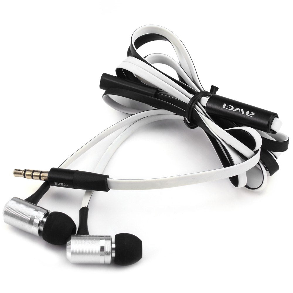Awei ES - 120i Noise Isolation In-ear Earphone with 1.2m Cable Mic for Smartphone Tablet PC