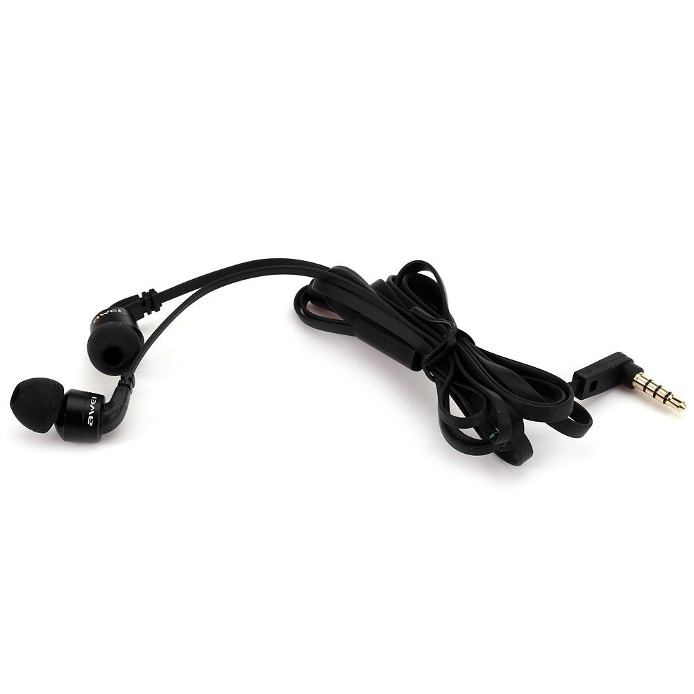 Awei ES - 13i Noise Isolation In-ear Earphone with 1.2m Cable Mic for Smartphone Tablet PC