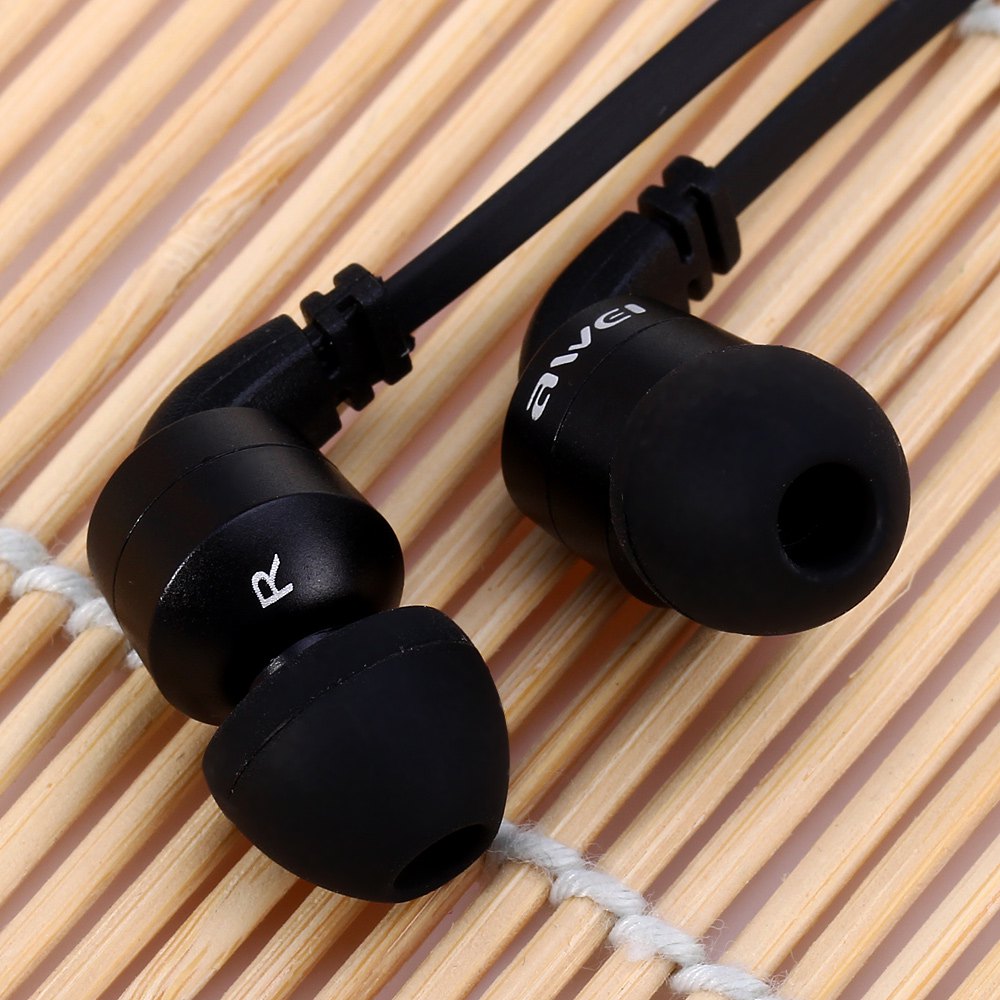 Awei ES - 13i Noise Isolation In-ear Earphone with 1.2m Cable Mic for Smartphone Tablet PC