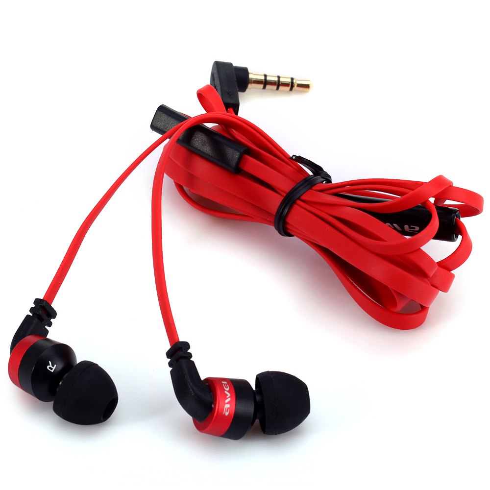 Awei ES - 13i Noise Isolation In-ear Earphone with 1.2m Cable Mic for Smartphone Tablet PC