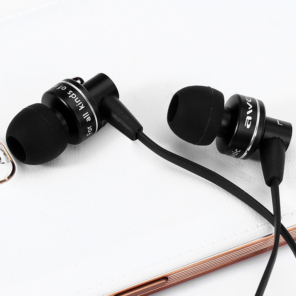 Awei ES - 900i Noise Isolation In-ear Earphone with 1.2m Cable Mic for Smartphone Tablet PC