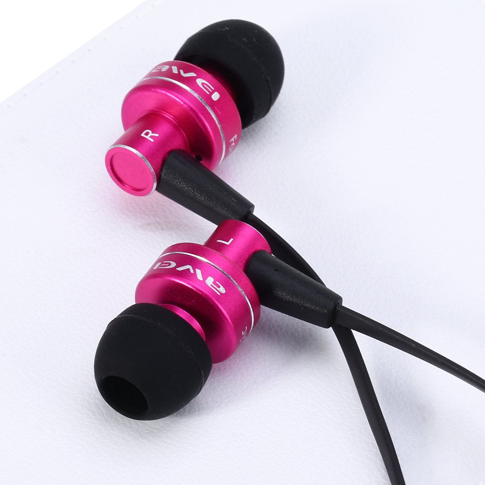 Awei ES - 900i Noise Isolation In-ear Earphone with 1.2m Cable Mic for Smartphone Tablet PC