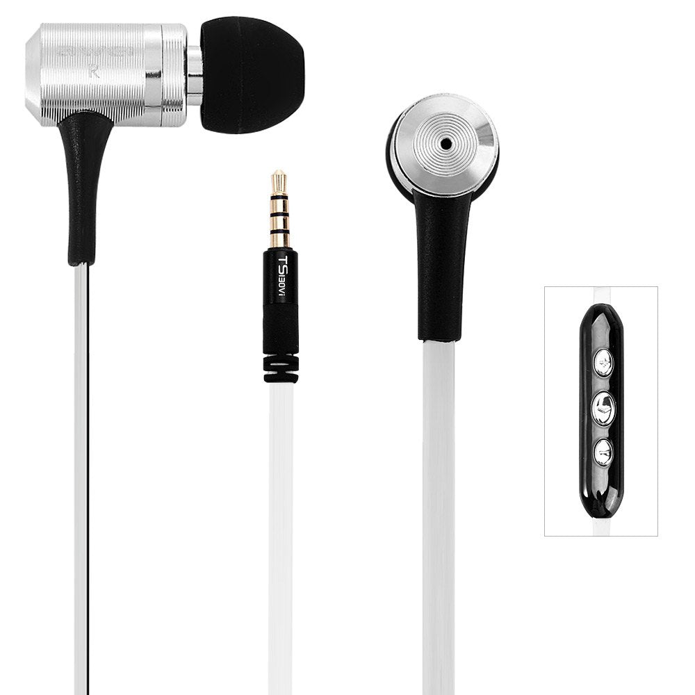 Awei TS - 130vi 1.2m Cable Length In-ear Earphone with Mic Voice Control for Samsung