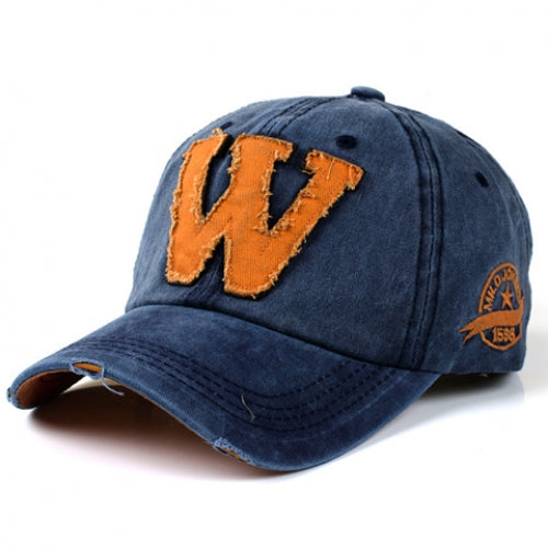 Chic Letter W Shape Patch Embellished Visor For Men