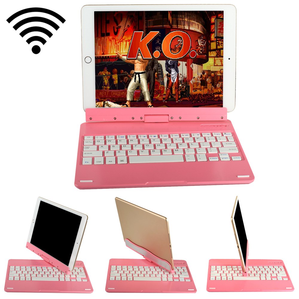 360 Degree Rotatable Wireless Bluetooth Keyboard + Display Stand for Apple iPad Air 2