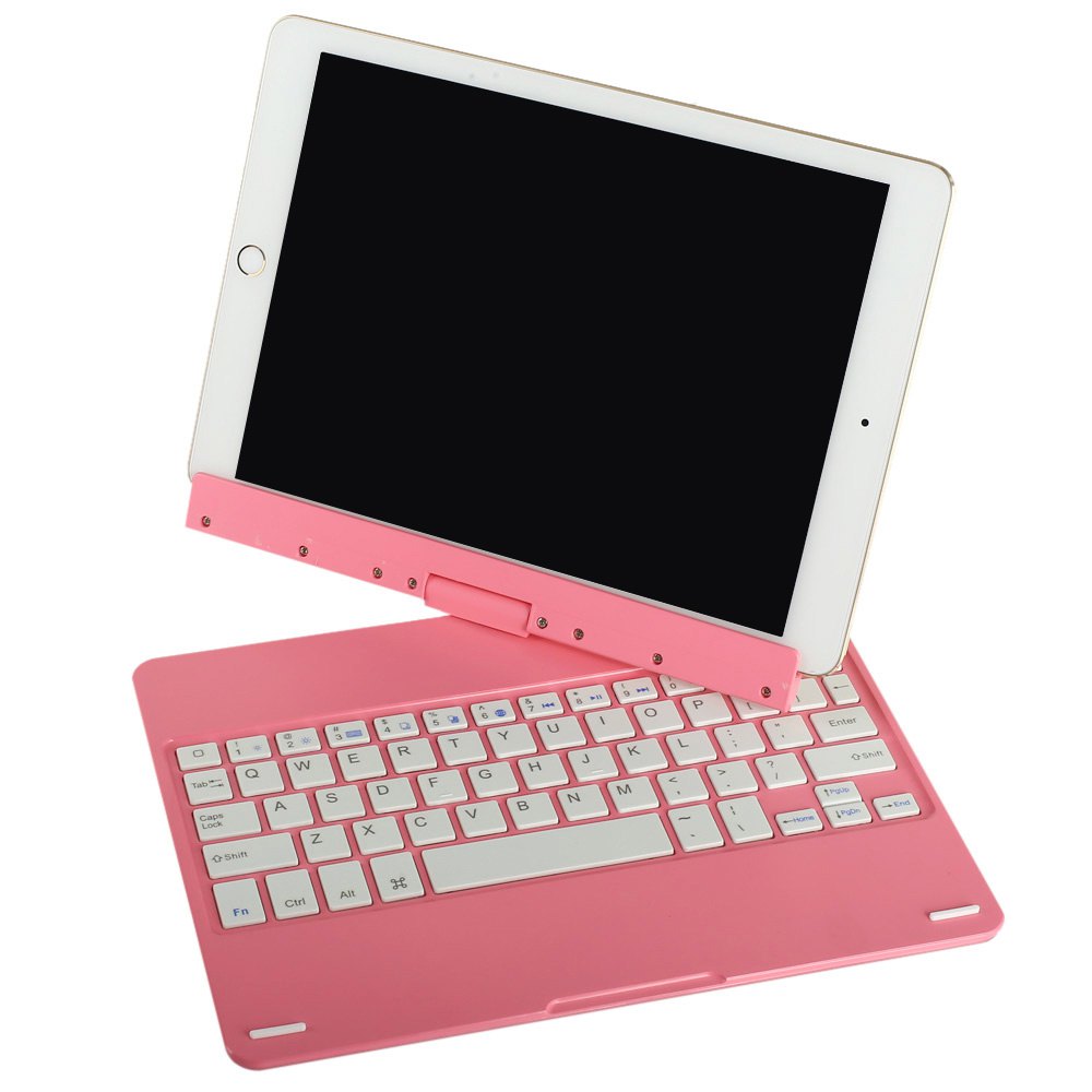 360 Degree Rotatable Wireless Bluetooth Keyboard + Display Stand for Apple iPad Air 2