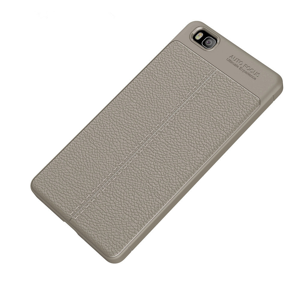 Case for Huawei P8 Lite Shockproof Back Cover Solid Color Soft TPU