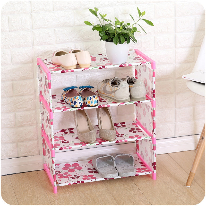 Dustproof Shoe Rack Thickened Non-Woven Cloth Cabinet  Simple Multilayer