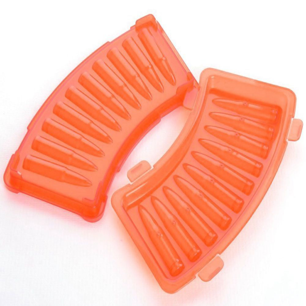 C-Pioneer Bullets Shape Frozen Ice Jelly Pudding Mold Cube Tray