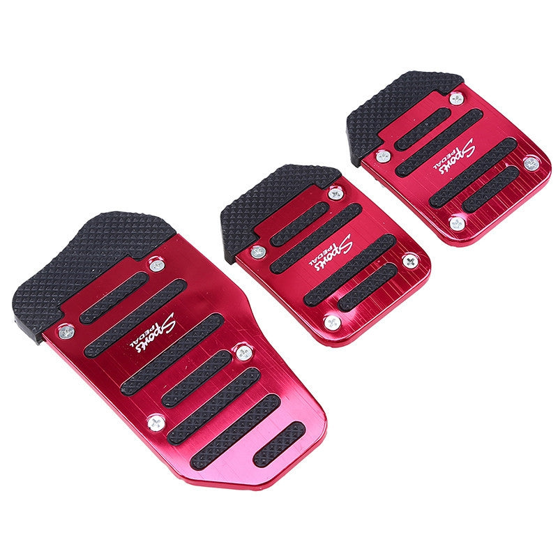 3Pcs/Set Car Gas Pedals Versatile Professional Durable Decorative Car Pedals