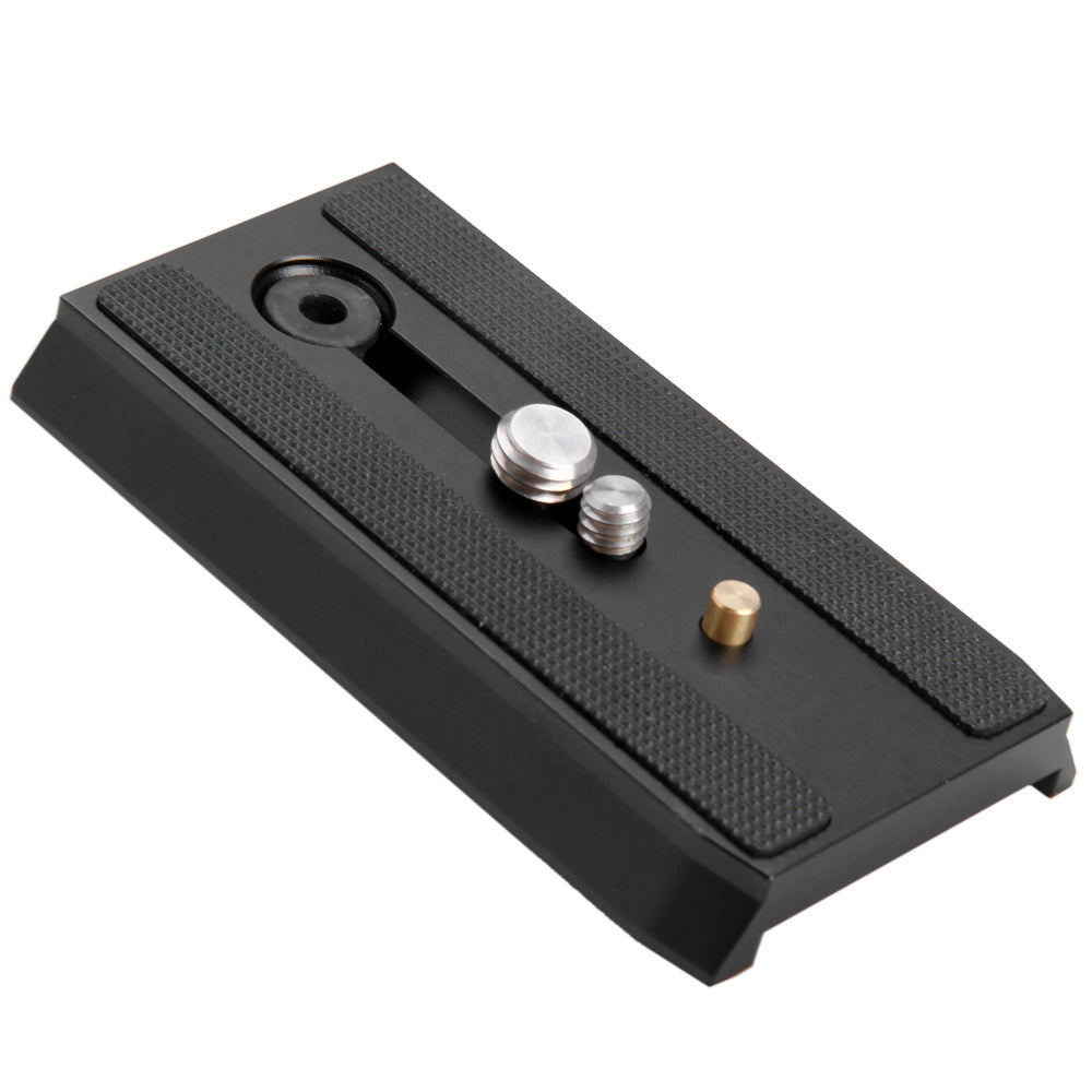 501PL Sliding Quick Release Plate with 1/4 3/8 inch Screws for Manforotto 501HDV 503HDV 701HDV
