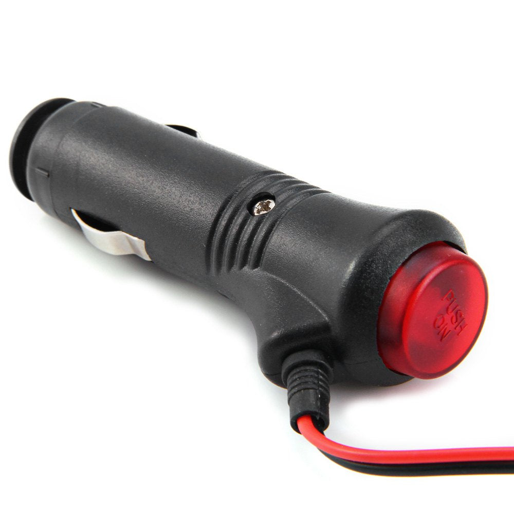 12 / 24V Motorcycle Car Cigarette Lighter Power Plug Adapter with Switch