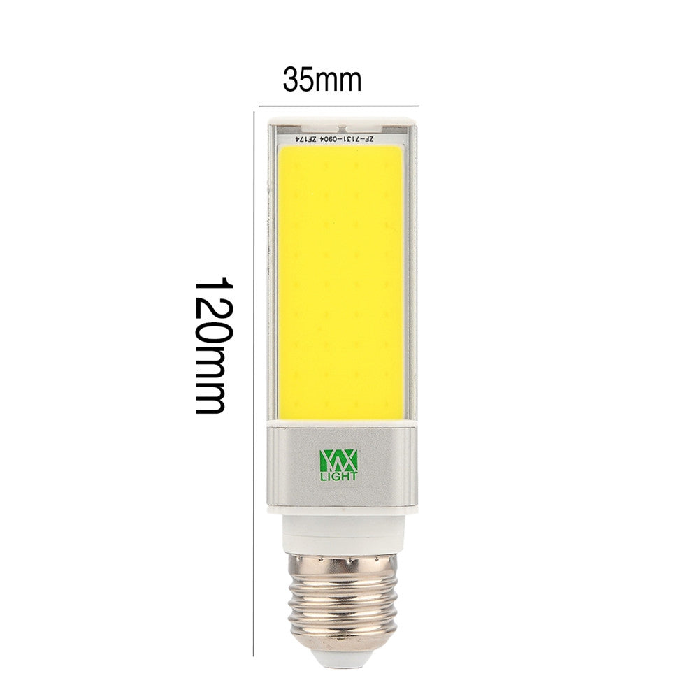 1PCS WXLight E27 7W COB LED Corn Light Horizontal Plug AC 85 - 265V