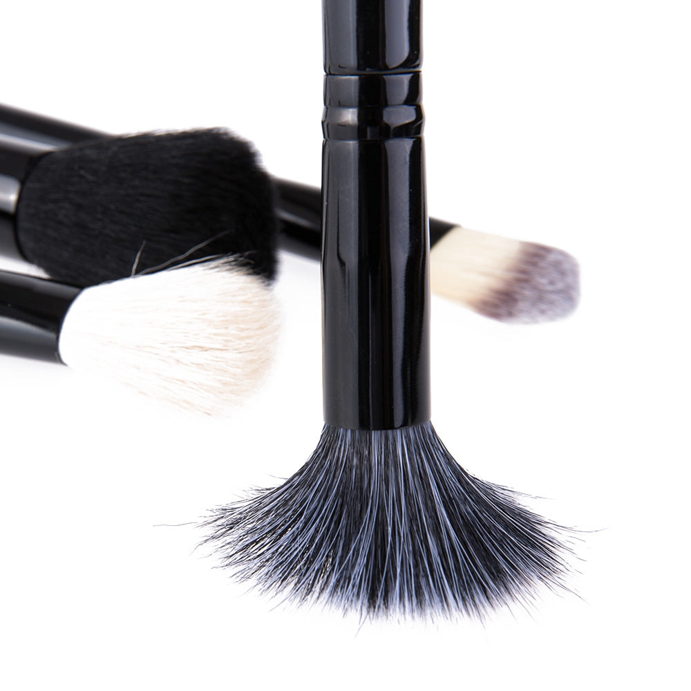 12 pcs Makeup Cosmetic Blush Brush Eyebrow Foundation Powder barrelled Brushes