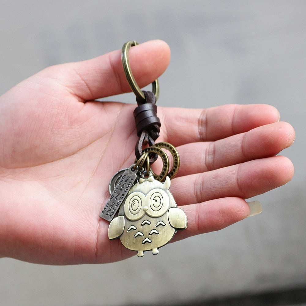 Cute Owl Pendant Key Chain