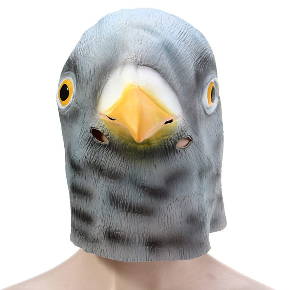 Artificial Halloween Latex Pigeon Mask Masquerade Parties Cosplay Gadget