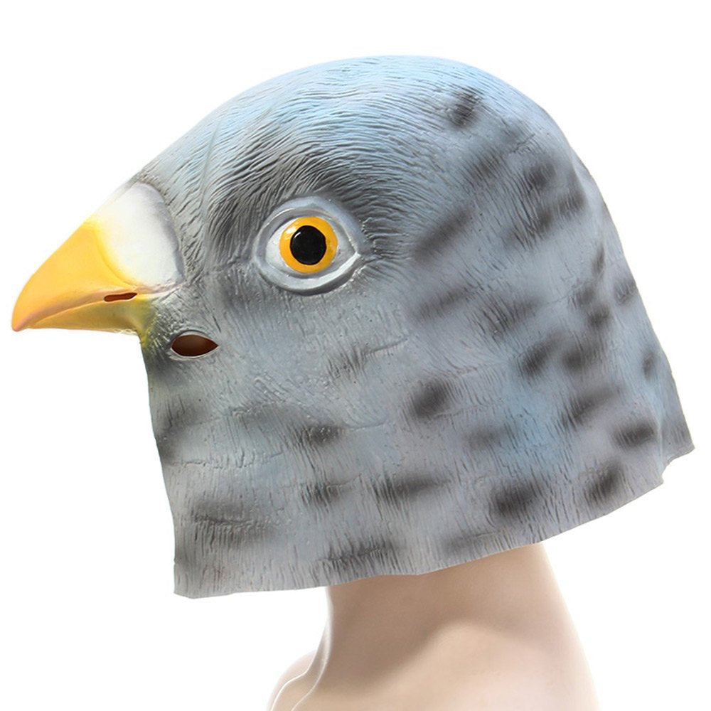 Artificial Halloween Latex Pigeon Mask Masquerade Parties Cosplay Gadget