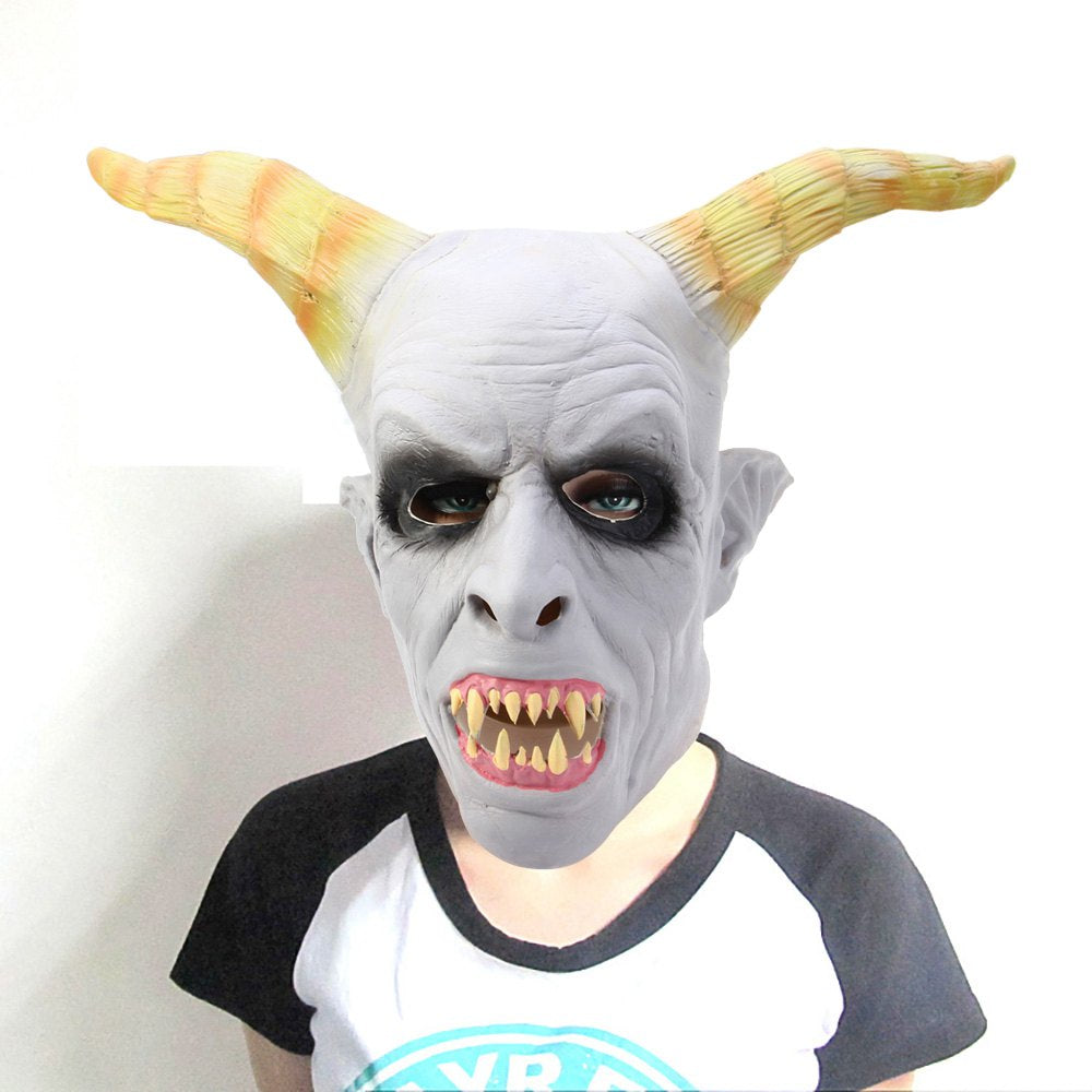 Artificial Halloween Latex Ghost Face Mask Masquerade Parties Cosplay Gadget