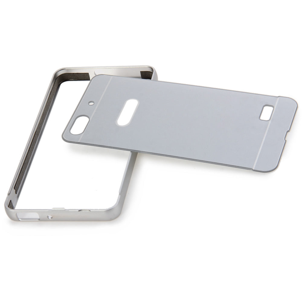Anti-scratch PC Back Cover Case with Aluminum Metal Bumper Frame for HUAWEI Honor Acer 4C