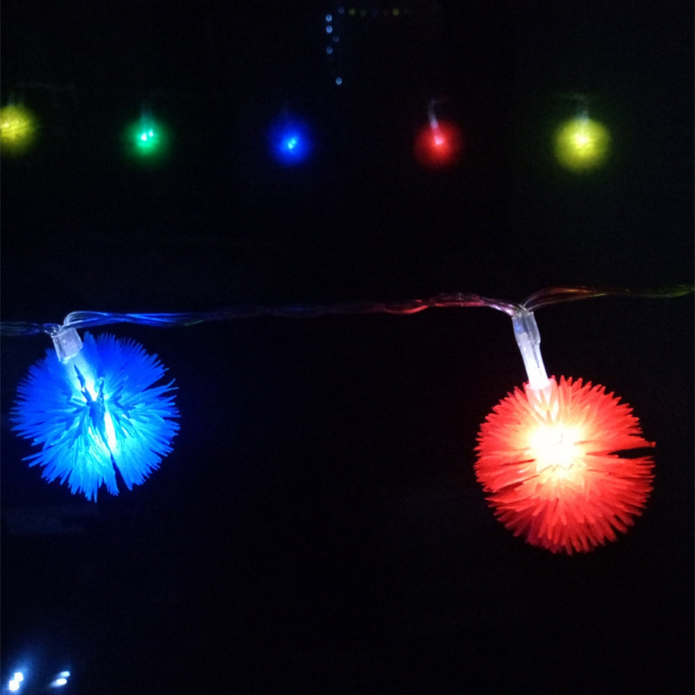 BRELONG Waterproof 4m 28LED Christmas Decorative Light String RGB EU Plug AC220-240V -Puffer Ball