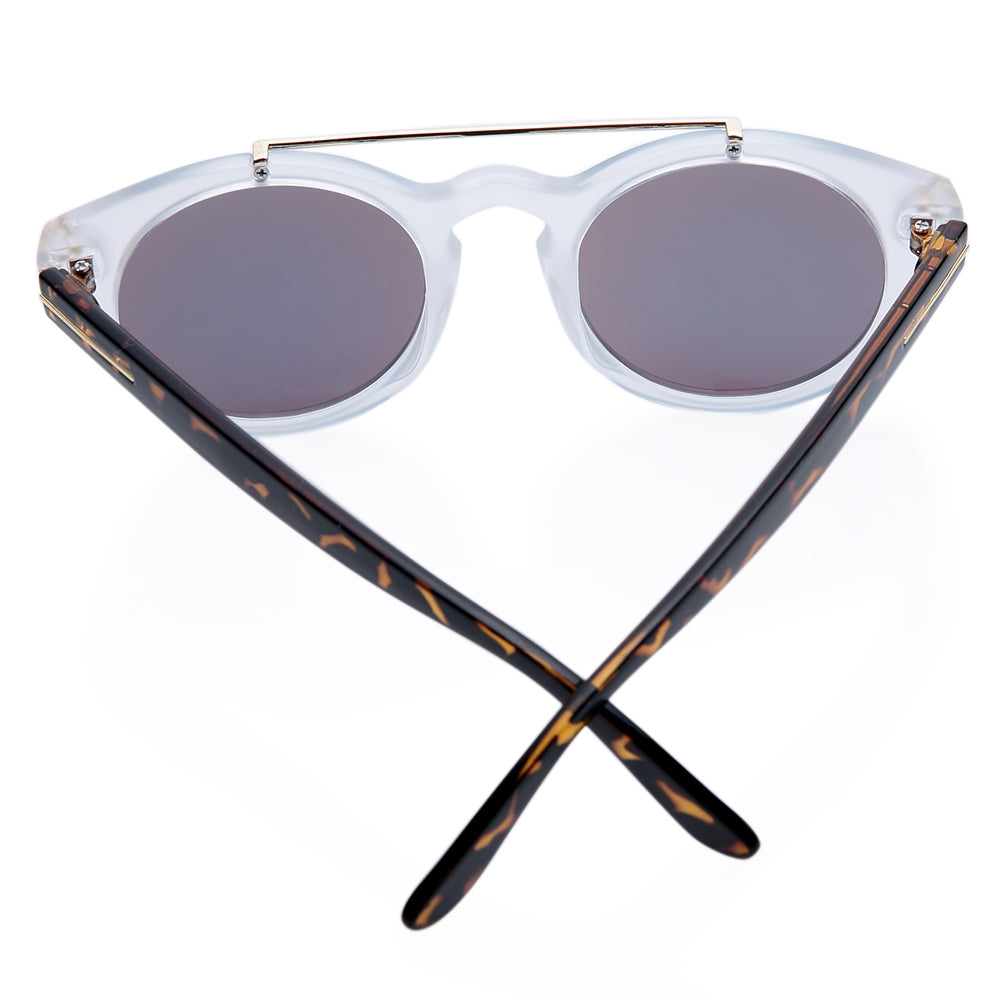 Chic Transparent Splice Leopard Sunglasses For Women