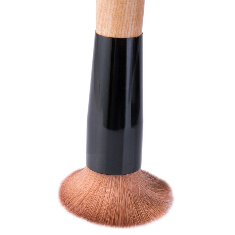 Change Cosmetic Makeup Foundation Powder Professional Wooden Handle Brush